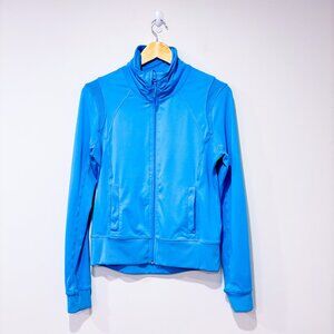 ACX ACTIVE Blue zip-up sport jacket | Athleisure activewear | Medium‎